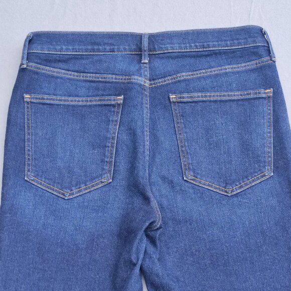 GAP Jeans women's sz 31/12 indigo blue colour vintage slim high rise ankle glaze - Picture 4 of 14